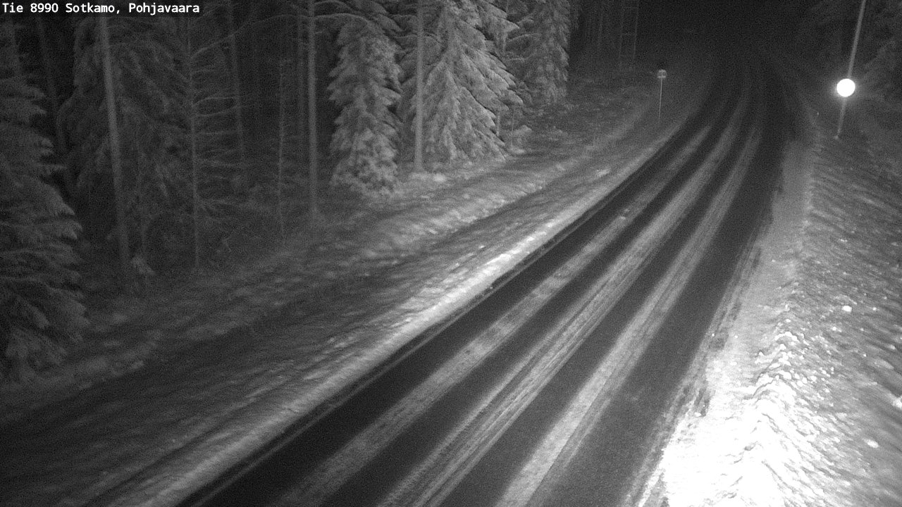 Weather Camera Image Väg 8990 Sotkamo, Pohjavaara, Sotkamo, Kainuu