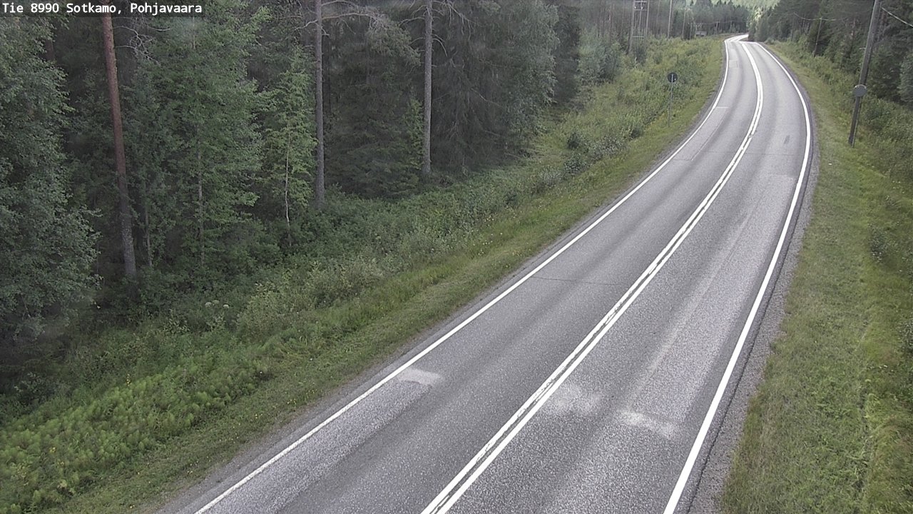 Kelikamerat Kuva Tie 8990 Sotkamo, Pohjavaara, Sotkamo, Kainuu