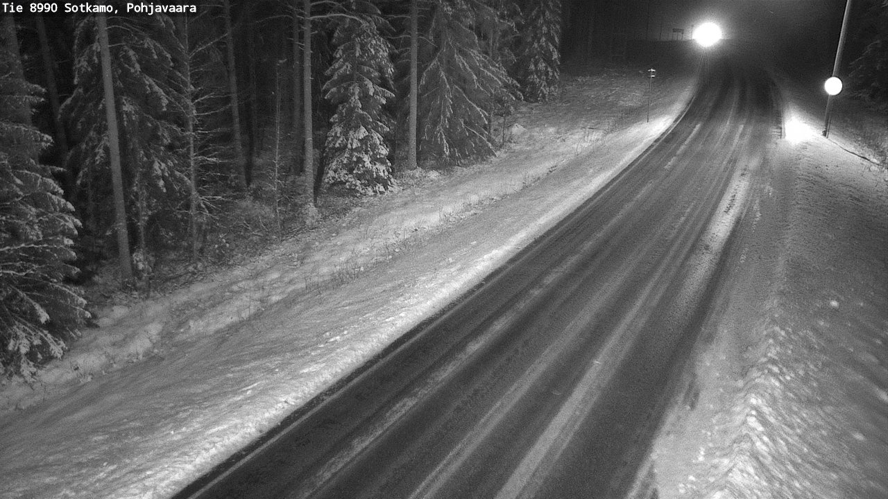 Weather Camera Image Väg 8990 Sotkamo, Pohjavaara, Sotkamo, Kainuu