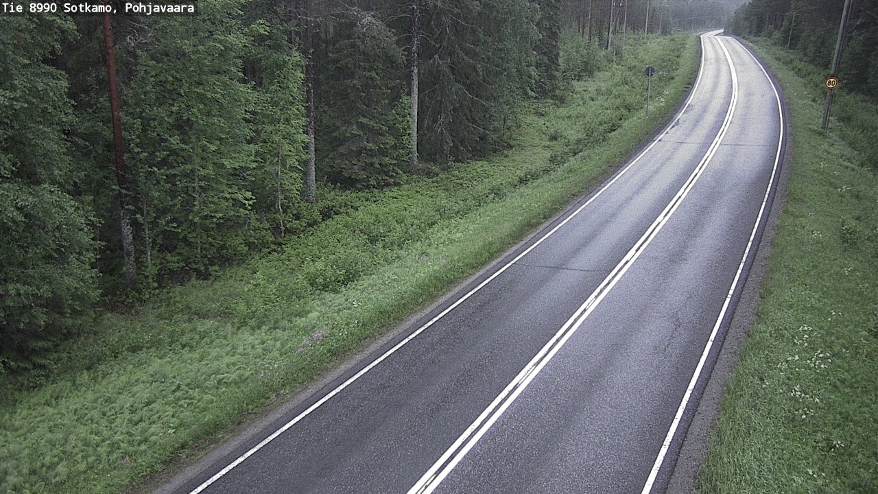Weather Camera Image Road 8990 Sotkamo, Pohjavaara, Sotkamo, Kainuu
