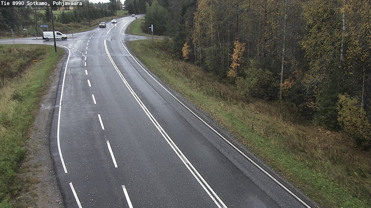 Weather Camera Image Road 8990 Sotkamo, Pohjavaara, Sotkamo, Kainuu
