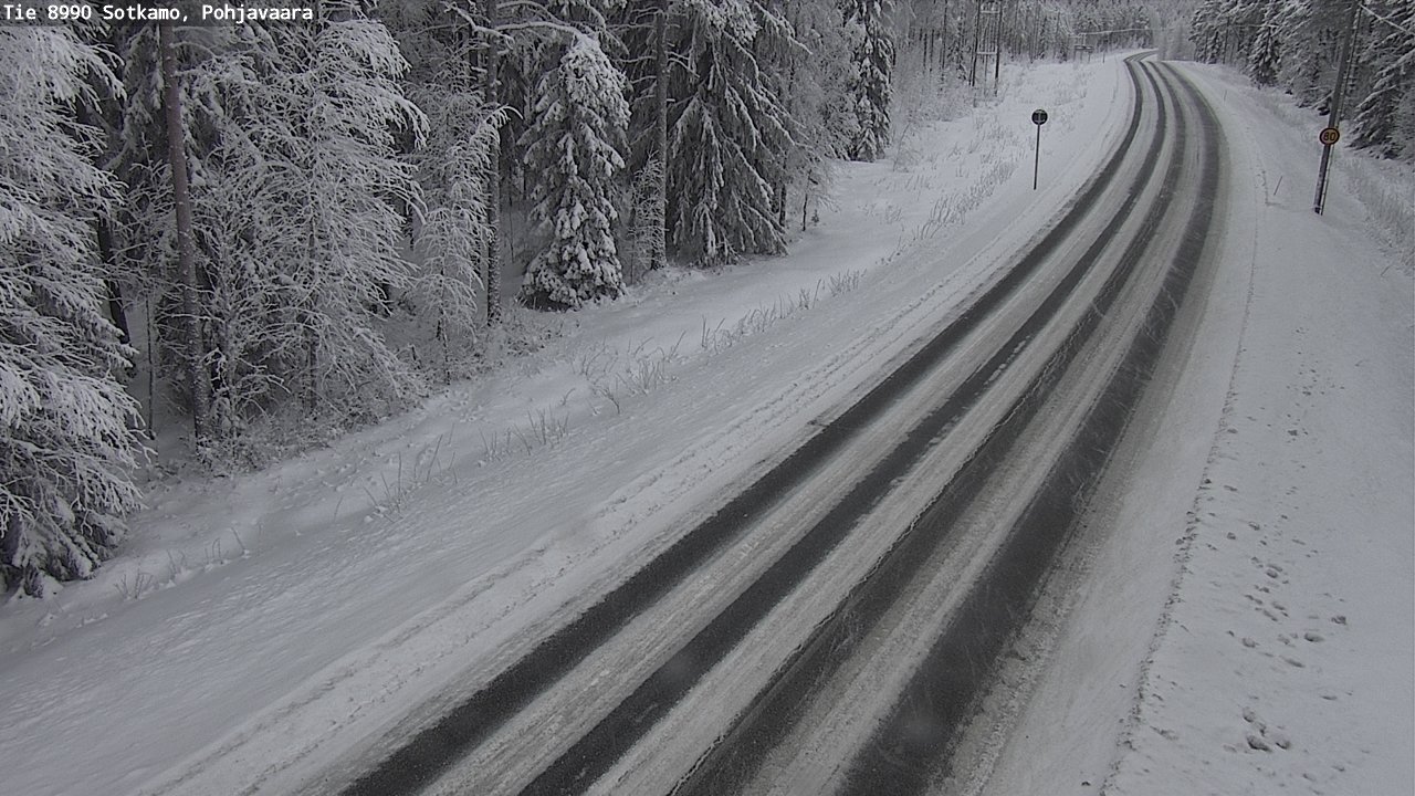 Kelikamerat Kuva Tie 8990 Sotkamo, Pohjavaara, Sotkamo, Kainuu