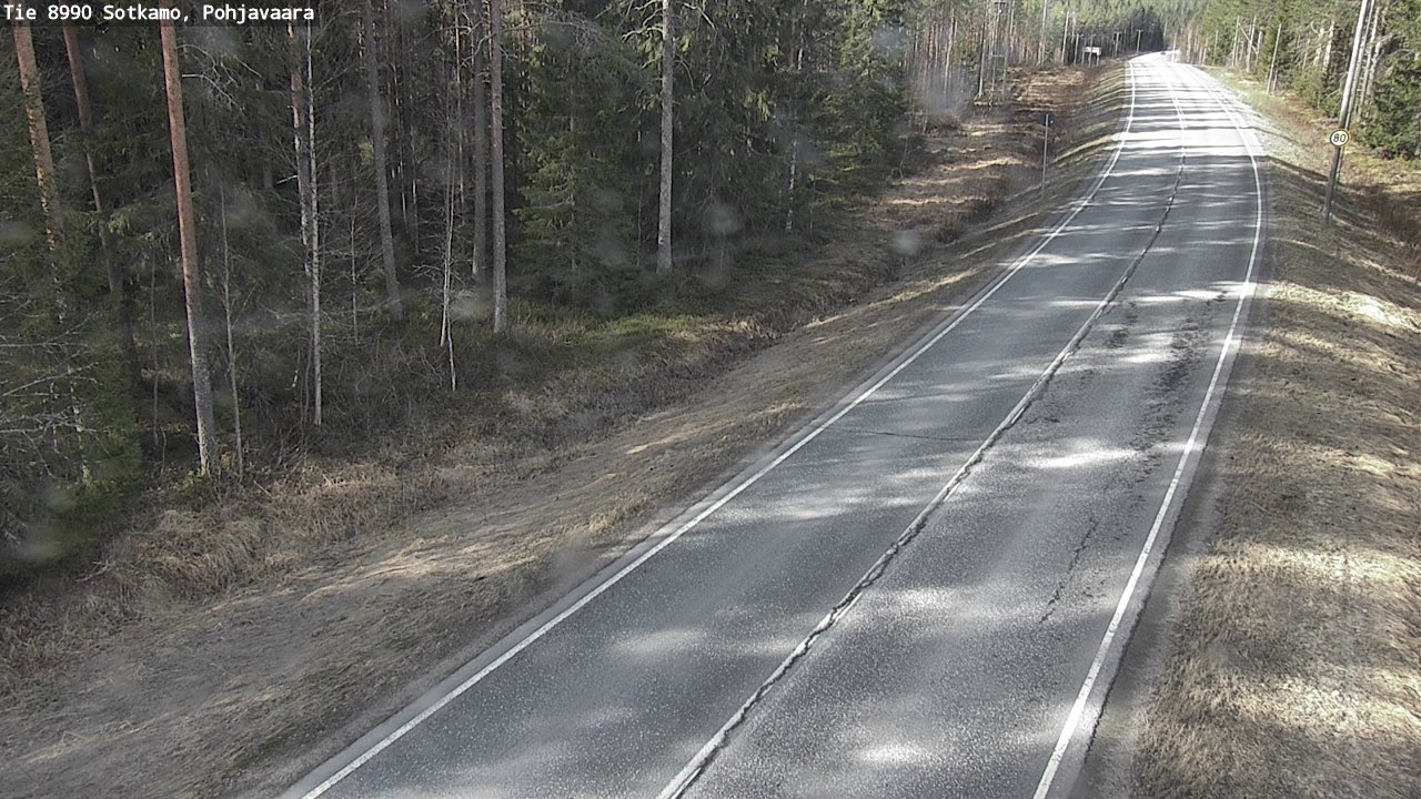 Kelikamerat Kuva Tie 8990 Sotkamo, Pohjavaara, Sotkamo, Kainuu