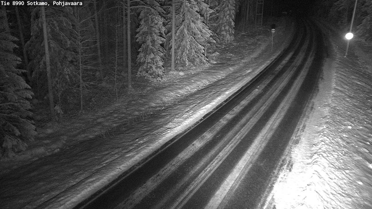 Weather Camera Image Väg 8990 Sotkamo, Pohjavaara, Sotkamo, Kainuu