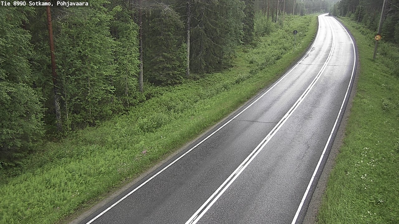 Weather Camera Image Road 8990 Sotkamo, Pohjavaara, Sotkamo, Kainuu