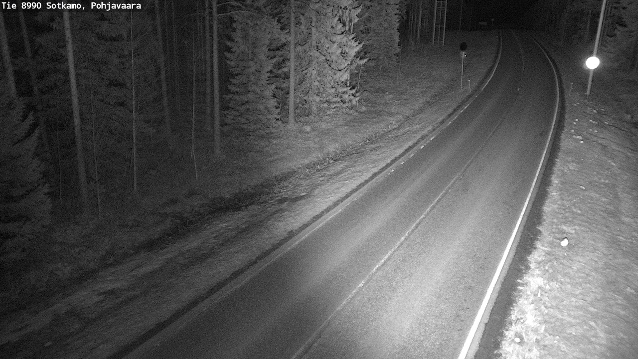 Weather Camera Image Road 8990 Sotkamo, Pohjavaara, Sotkamo, Kainuu