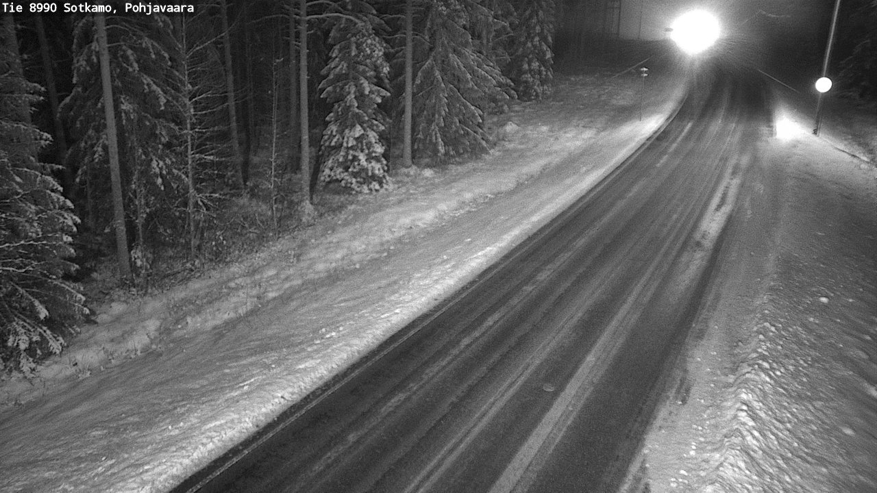 Weather Camera Image Väg 8990 Sotkamo, Pohjavaara, Sotkamo, Kainuu