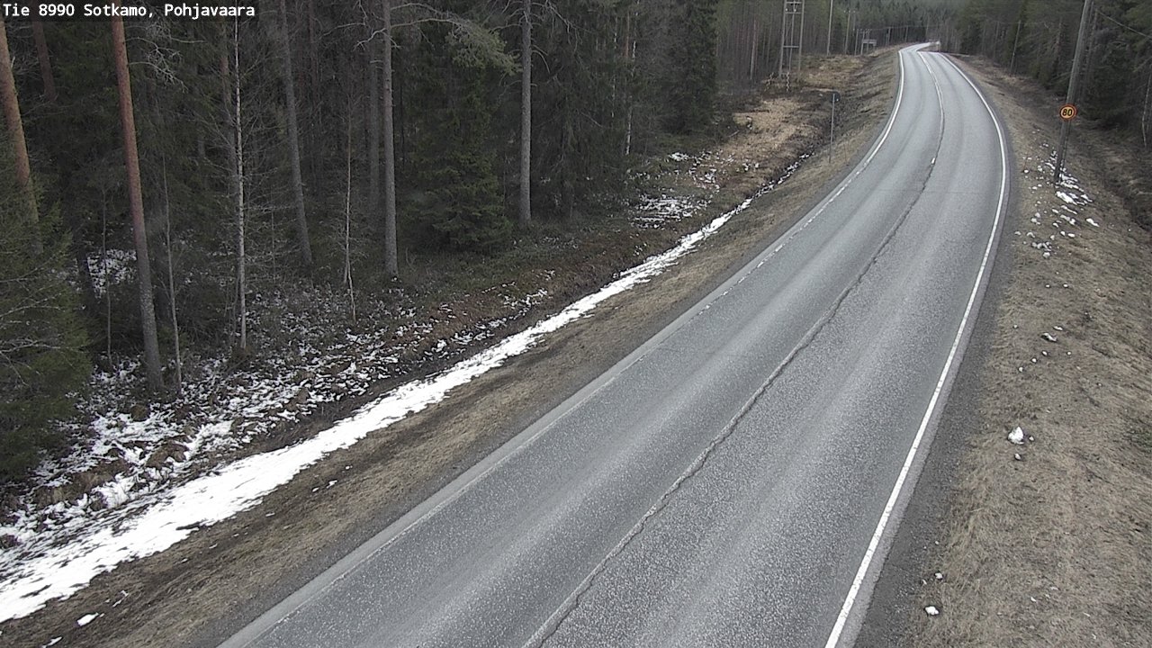 Kelikamerat Kuva Tie 8990 Sotkamo, Pohjavaara, Sotkamo, Kainuu
