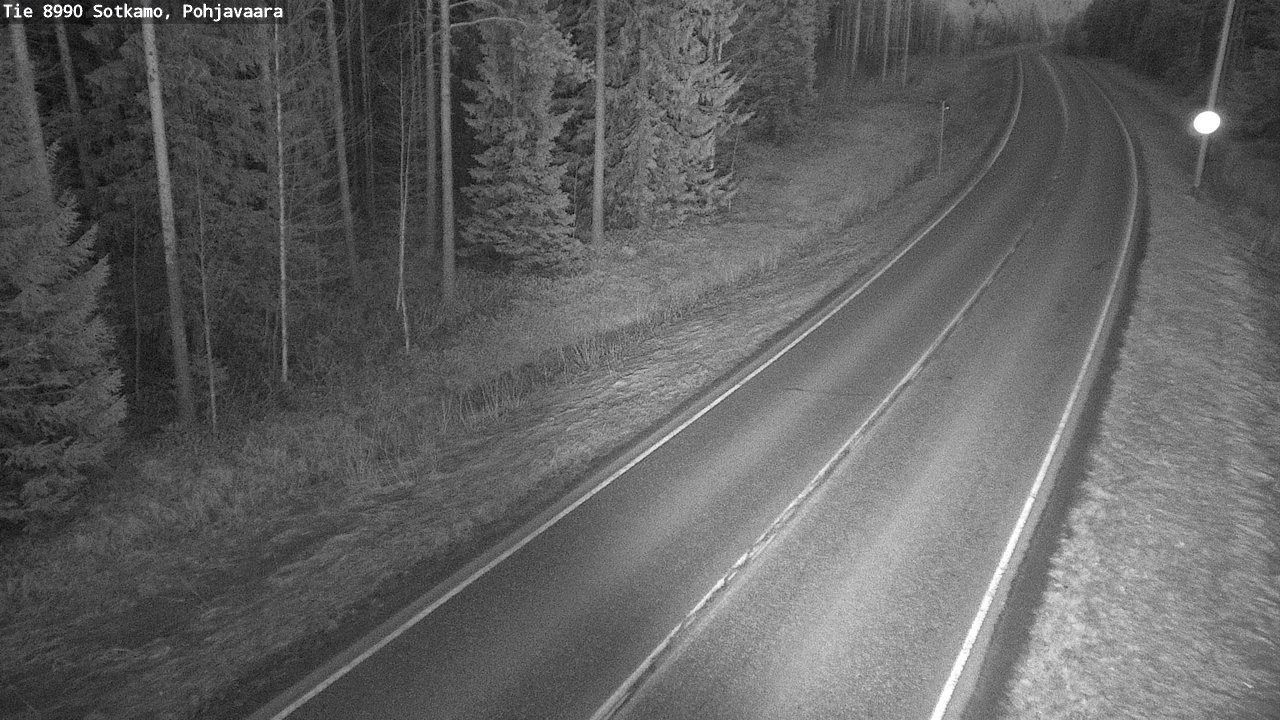Weather Camera Image Road 8990 Sotkamo, Pohjavaara, Sotkamo, Kainuu