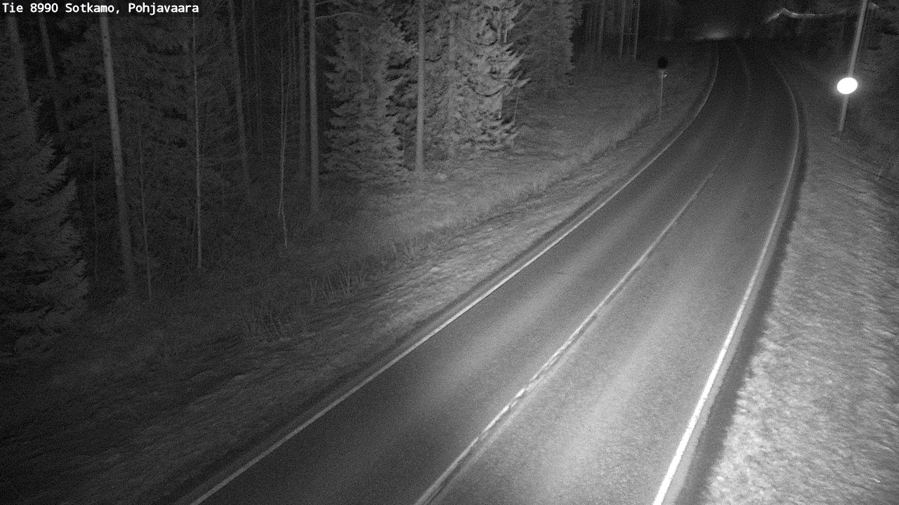 Weather Camera Image Road 8990 Sotkamo, Pohjavaara, Sotkamo, Kainuu