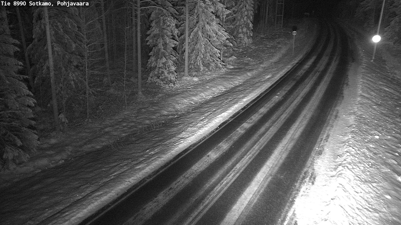 Weather Camera Image Väg 8990 Sotkamo, Pohjavaara, Sotkamo, Kainuu