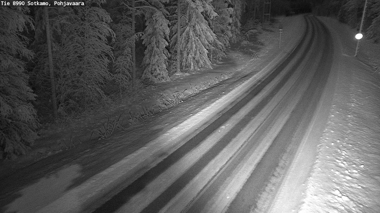 Weather Camera Image Väg 8990 Sotkamo, Pohjavaara, Sotkamo, Kainuu
