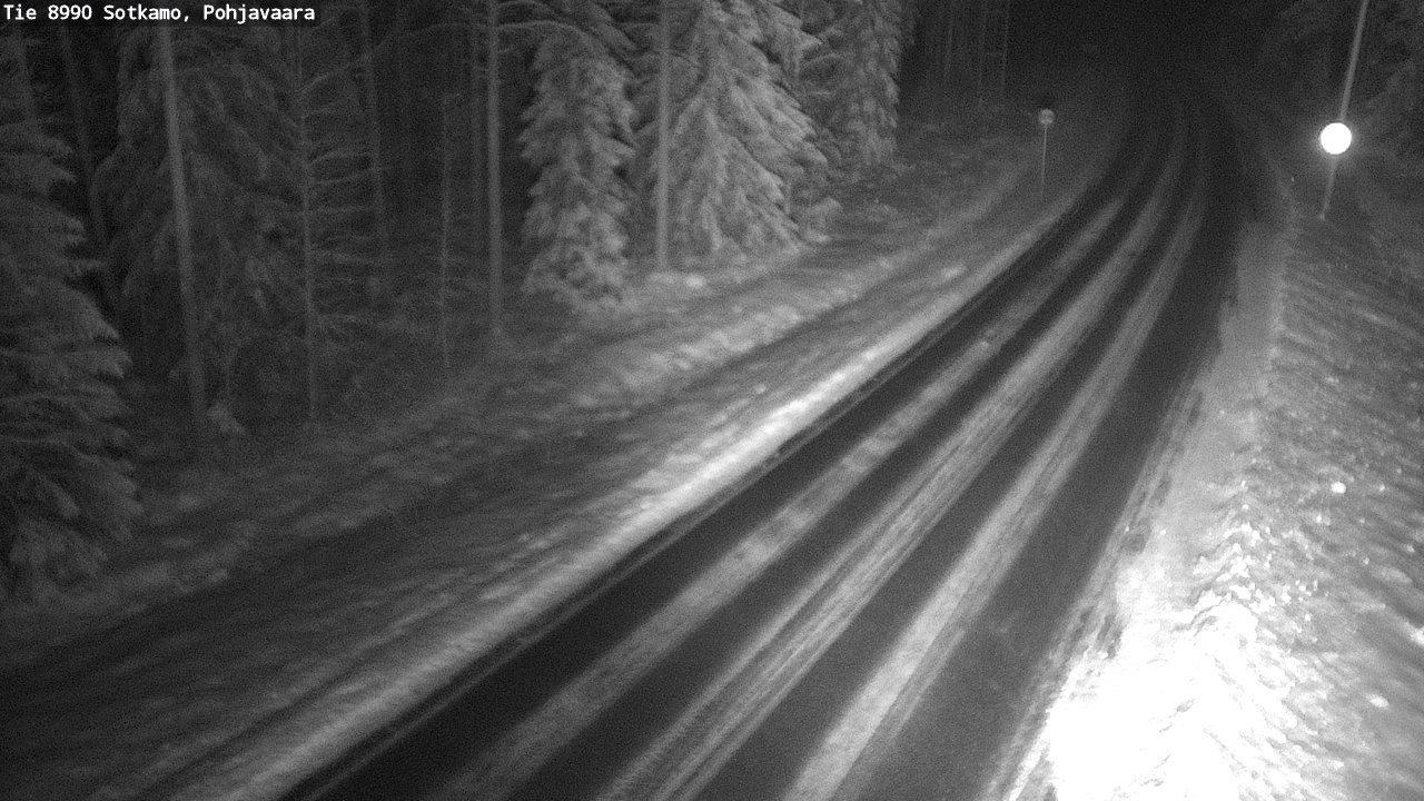 Weather Camera Image Väg 8990 Sotkamo, Pohjavaara, Sotkamo, Kainuu