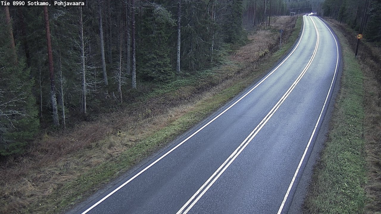 Kelikamerat Kuva Tie 8990 Sotkamo, Pohjavaara, Sotkamo, Kainuu