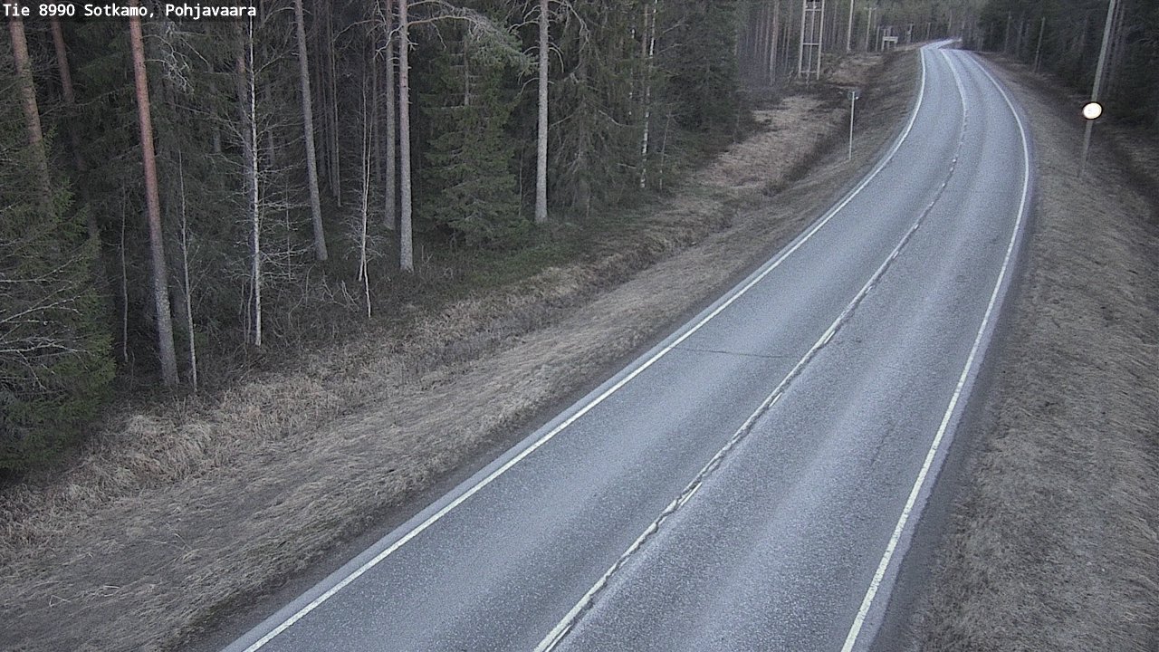 Weather Camera Image Road 8990 Sotkamo, Pohjavaara, Sotkamo, Kainuu
