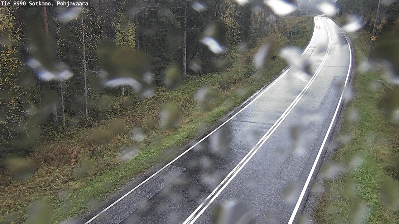 Weather Camera Image Road 8990 Sotkamo, Pohjavaara, Sotkamo, Kainuu