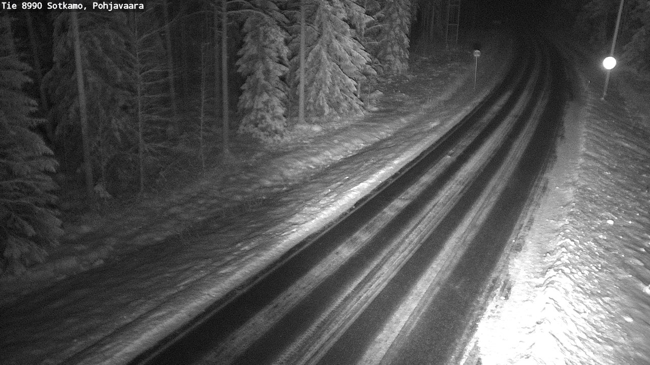 Weather Camera Image Väg 8990 Sotkamo, Pohjavaara, Sotkamo, Kainuu