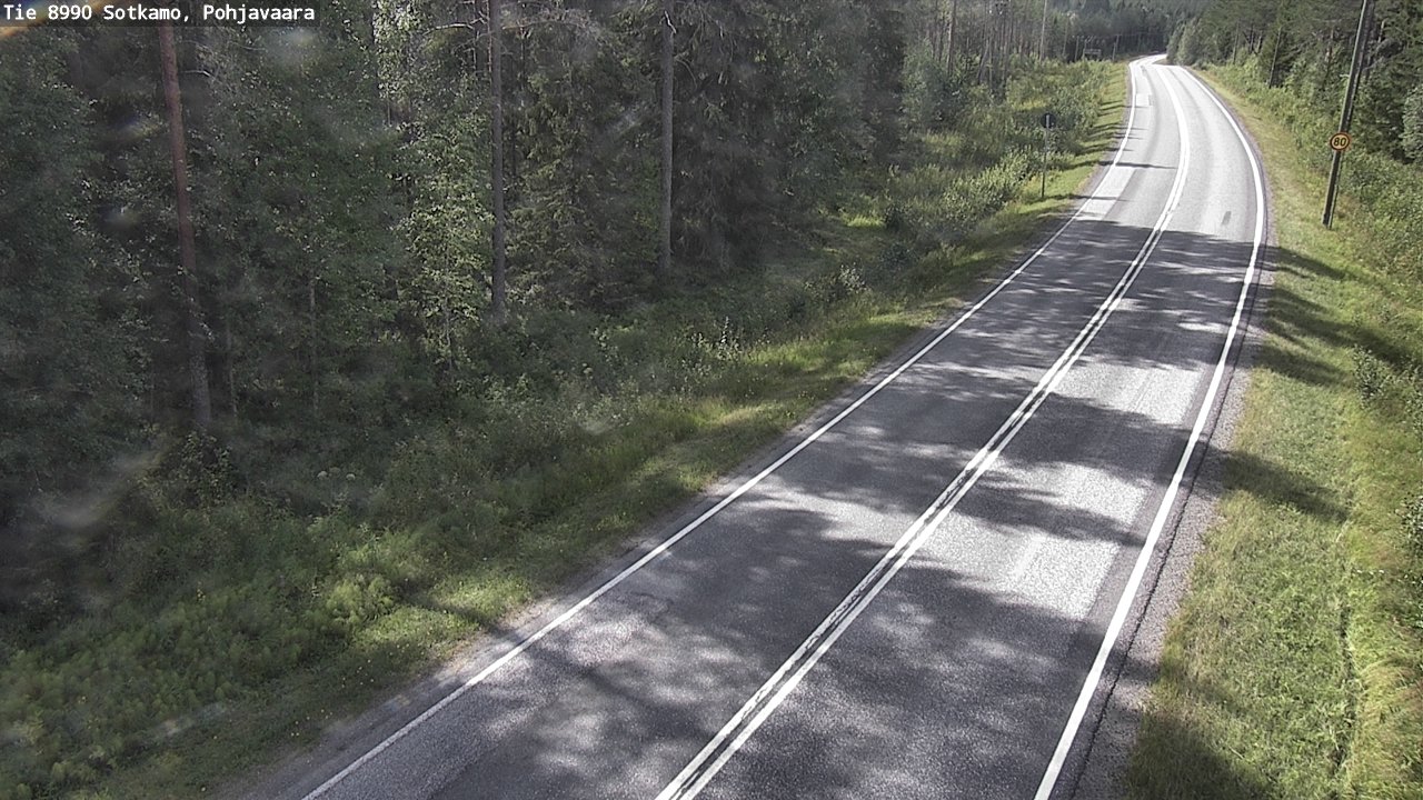 Weather Camera Image Road 8990 Sotkamo, Pohjavaara, Sotkamo, Kainuu