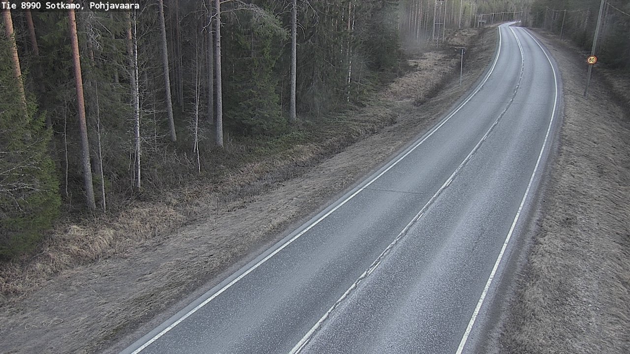 Kelikamerat Kuva Tie 8990 Sotkamo, Pohjavaara, Sotkamo, Kainuu