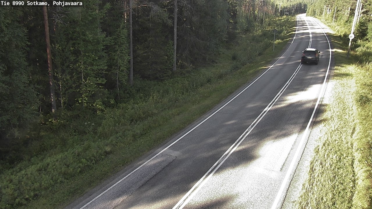 Weather Camera Image Road 8990 Sotkamo, Pohjavaara, Sotkamo, Kainuu