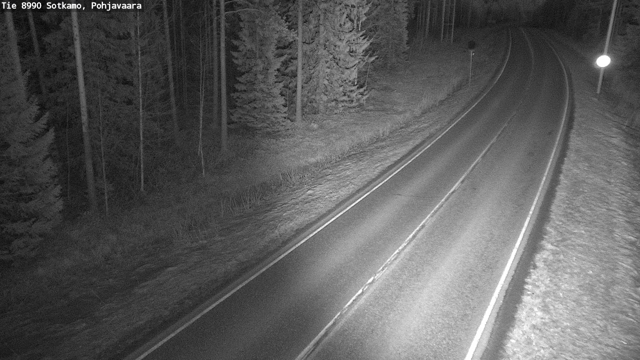 Weather Camera Image Road 8990 Sotkamo, Pohjavaara, Sotkamo, Kainuu