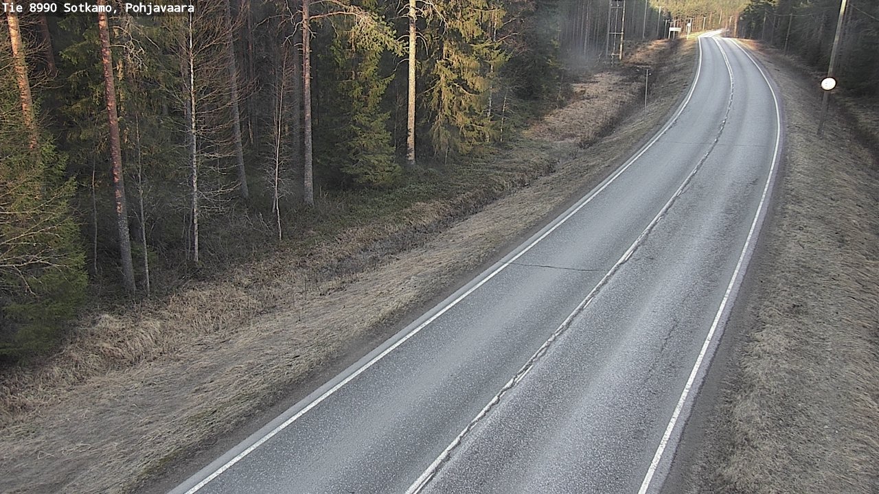 Weather Camera Image Väg 8990 Sotkamo, Pohjavaara, Sotkamo, Kainuu