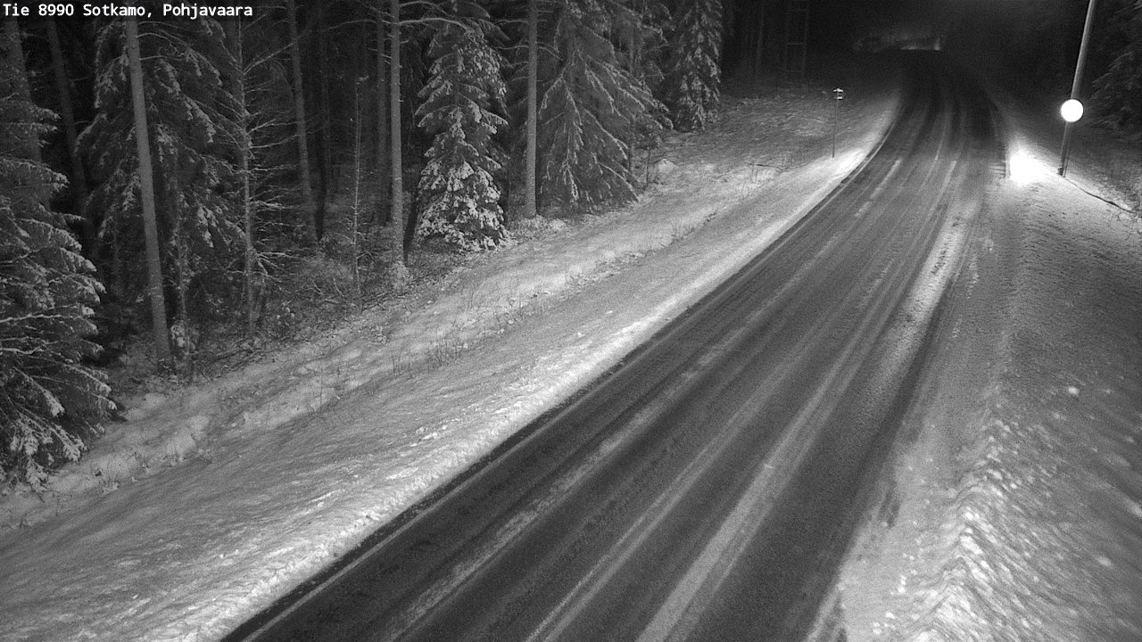 Weather Camera Image Väg 8990 Sotkamo, Pohjavaara, Sotkamo, Kainuu