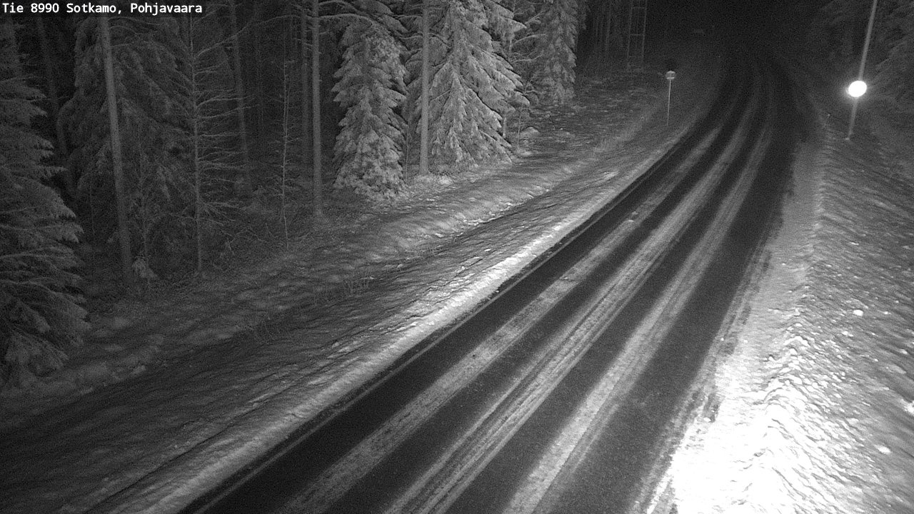 Weather Camera Image Väg 8990 Sotkamo, Pohjavaara, Sotkamo, Kainuu