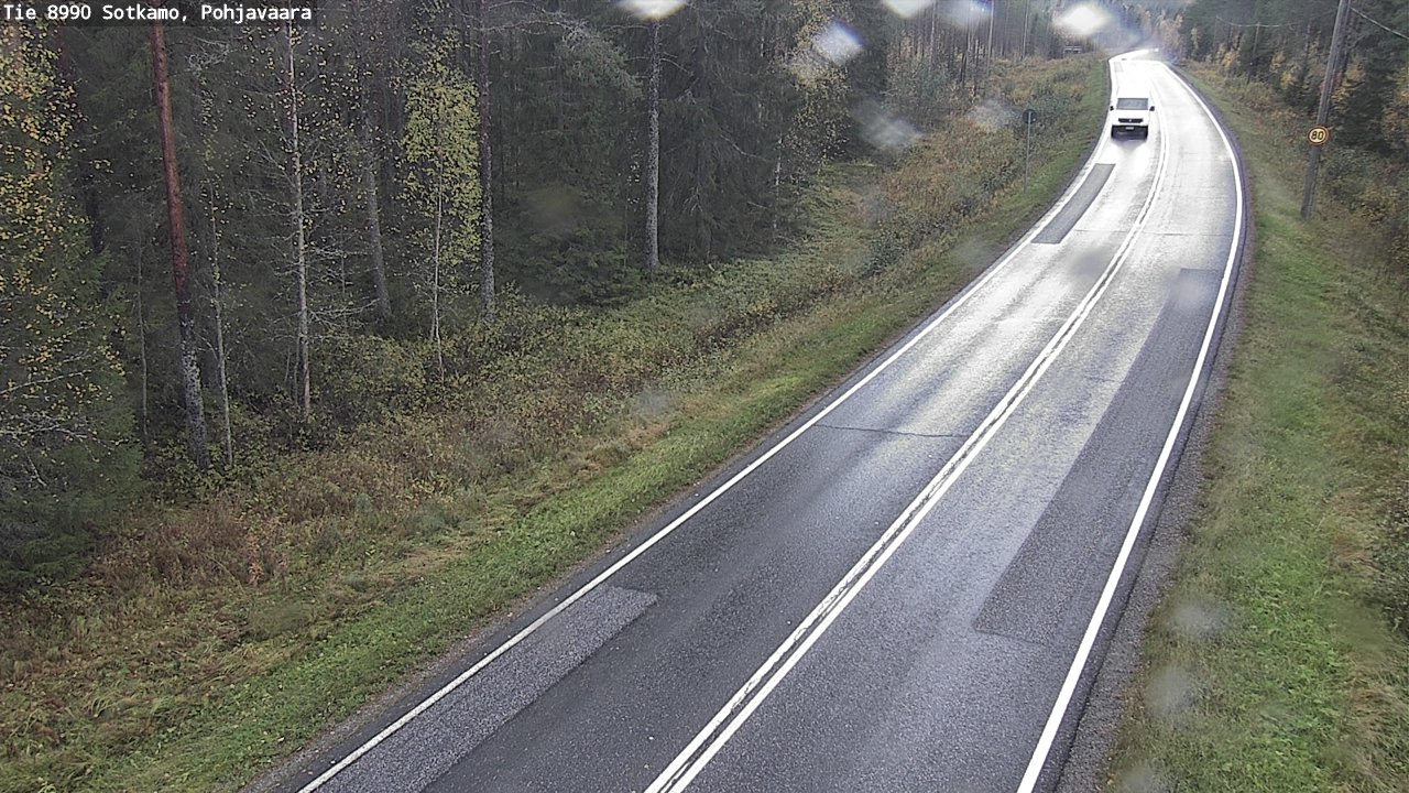 Weather Camera Image Road 8990 Sotkamo, Pohjavaara, Sotkamo, Kainuu