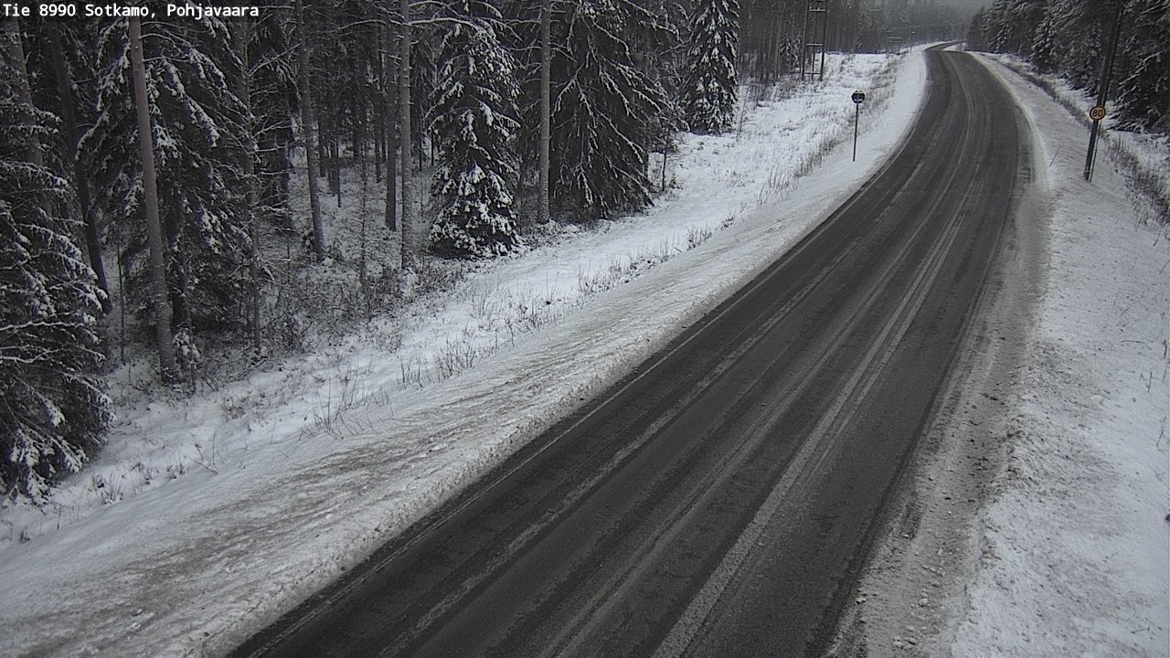 Weather Camera Image Väg 8990 Sotkamo, Pohjavaara, Sotkamo, Kainuu