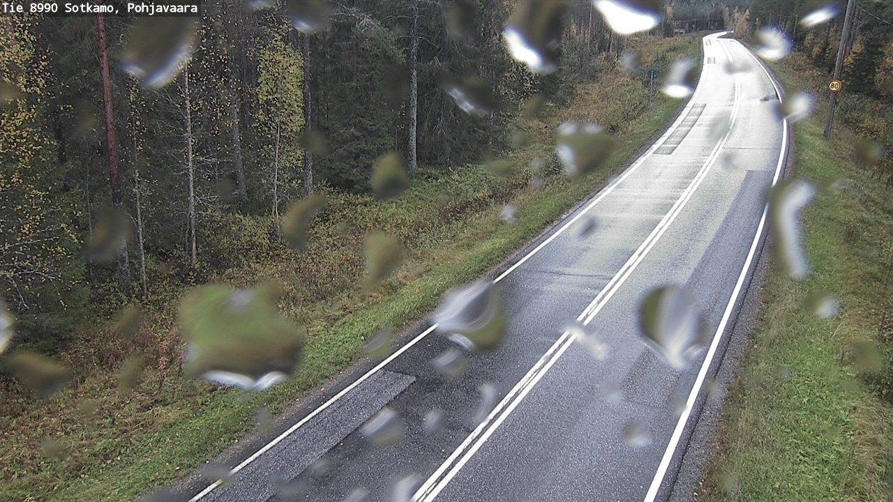 Weather Camera Image Road 8990 Sotkamo, Pohjavaara, Sotkamo, Kainuu