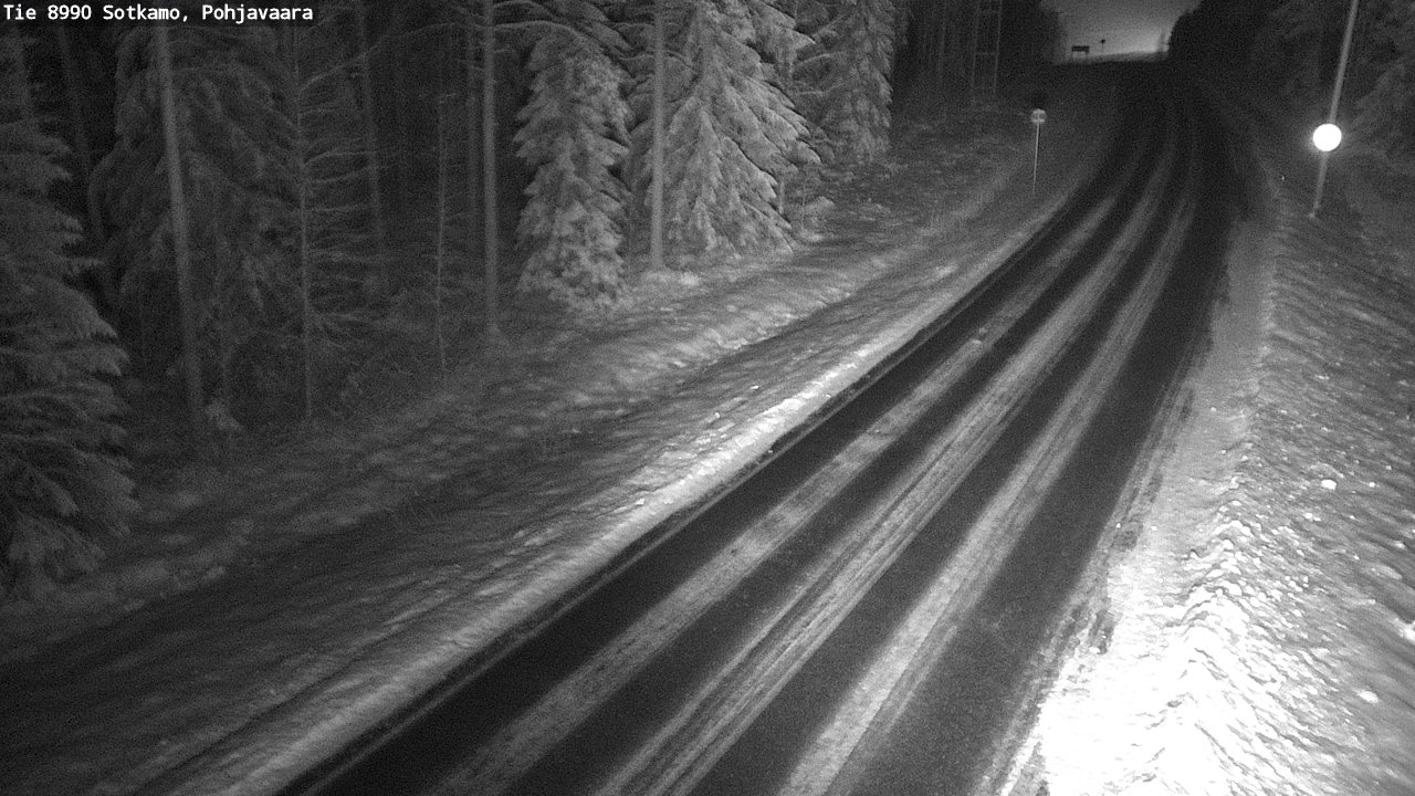 Weather Camera Image Väg 8990 Sotkamo, Pohjavaara, Sotkamo, Kainuu