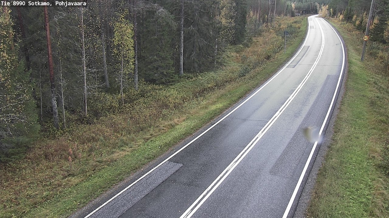 Weather Camera Image Road 8990 Sotkamo, Pohjavaara, Sotkamo, Kainuu
