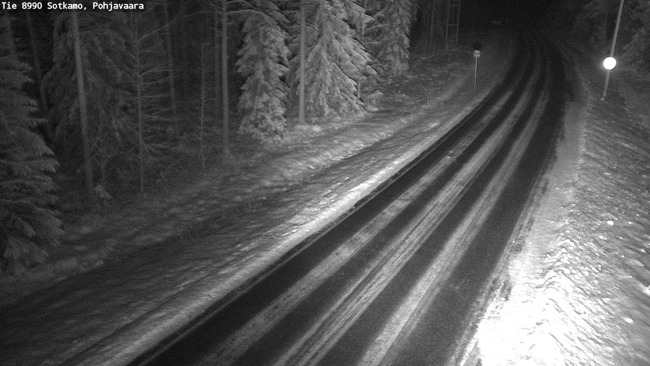 Weather Camera Image Väg 8990 Sotkamo, Pohjavaara, Sotkamo, Kainuu