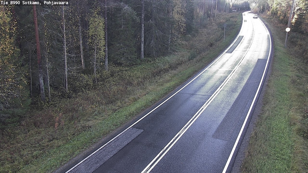Weather Camera Image Road 8990 Sotkamo, Pohjavaara, Sotkamo, Kainuu