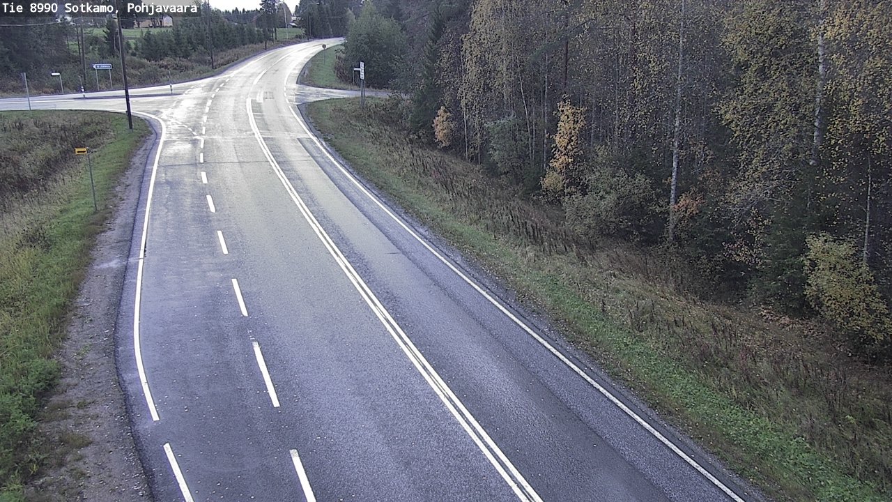 Weather Camera Image Road 8990 Sotkamo, Pohjavaara, Sotkamo, Kainuu