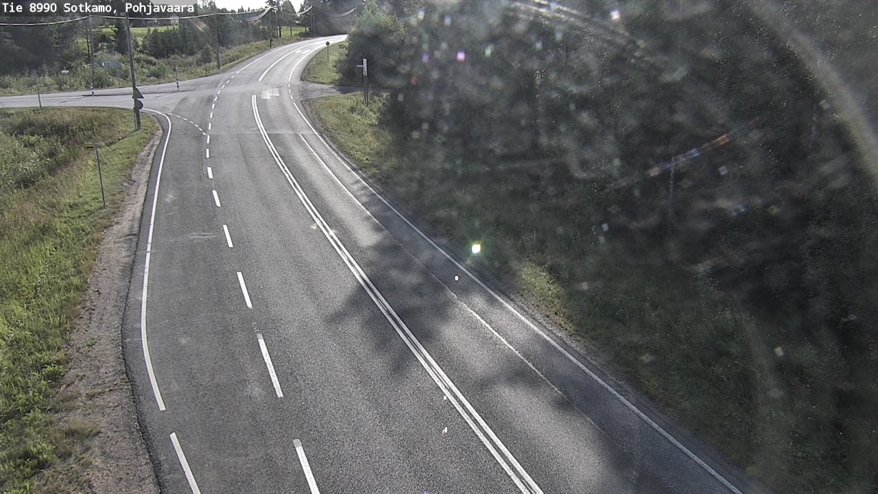 Weather Camera Image Road 8990 Sotkamo, Pohjavaara, Sotkamo, Kainuu