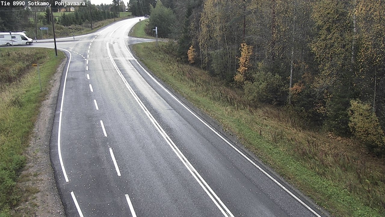Weather Camera Image Road 8990 Sotkamo, Pohjavaara, Sotkamo, Kainuu