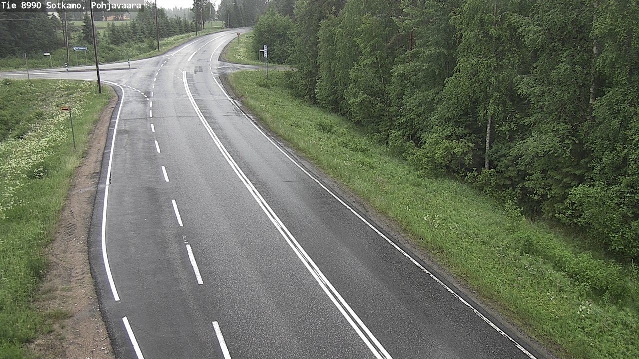 Weather Camera Image Road 8990 Sotkamo, Pohjavaara, Sotkamo, Kainuu