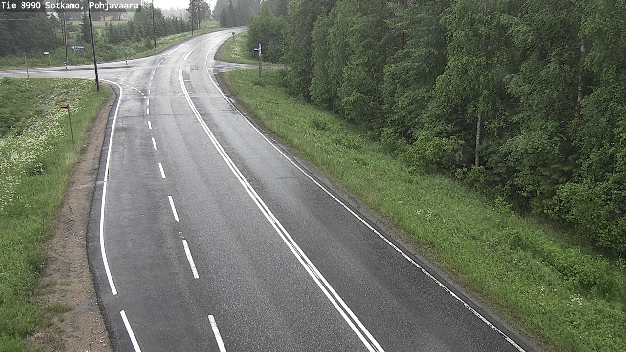 Weather Camera Image Road 8990 Sotkamo, Pohjavaara, Sotkamo, Kainuu