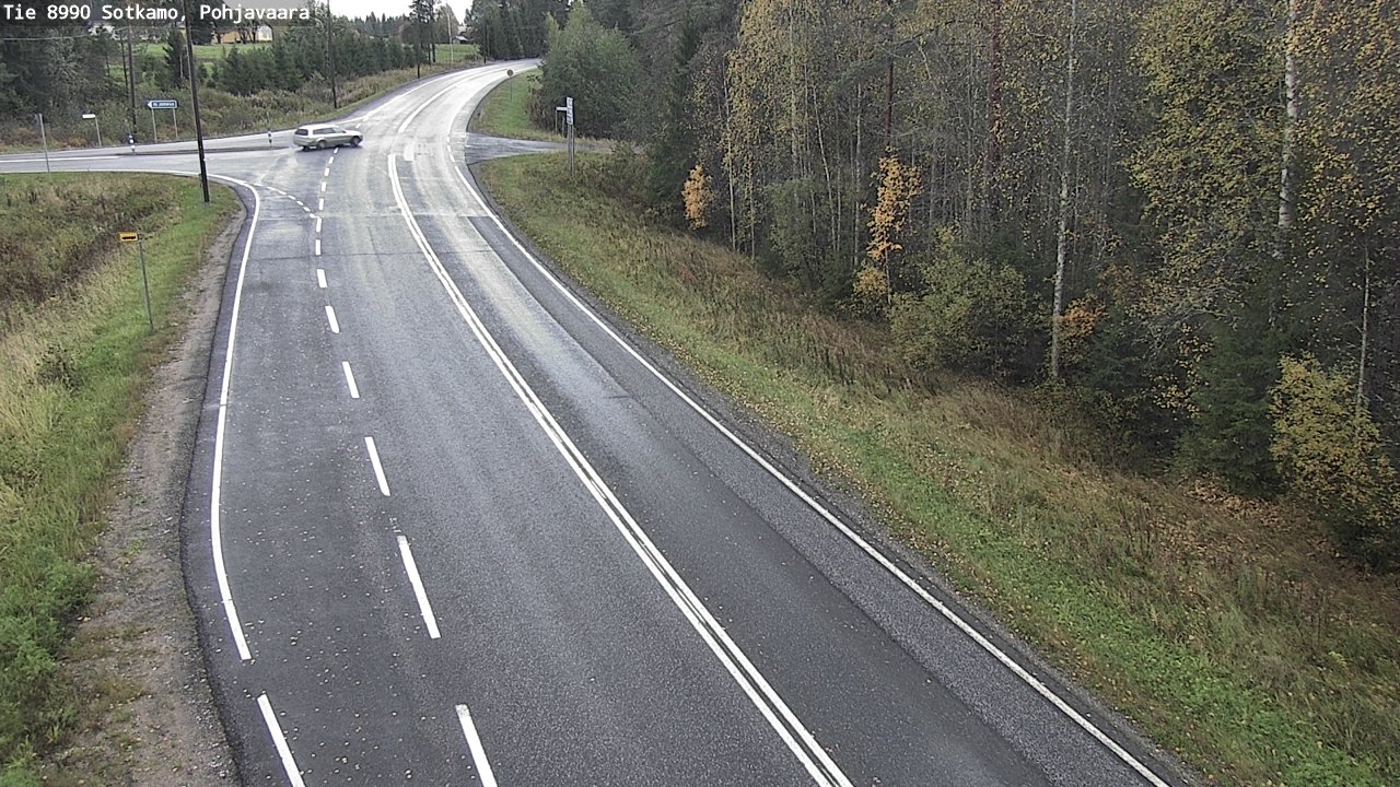 Weather Camera Image Road 8990 Sotkamo, Pohjavaara, Sotkamo, Kainuu