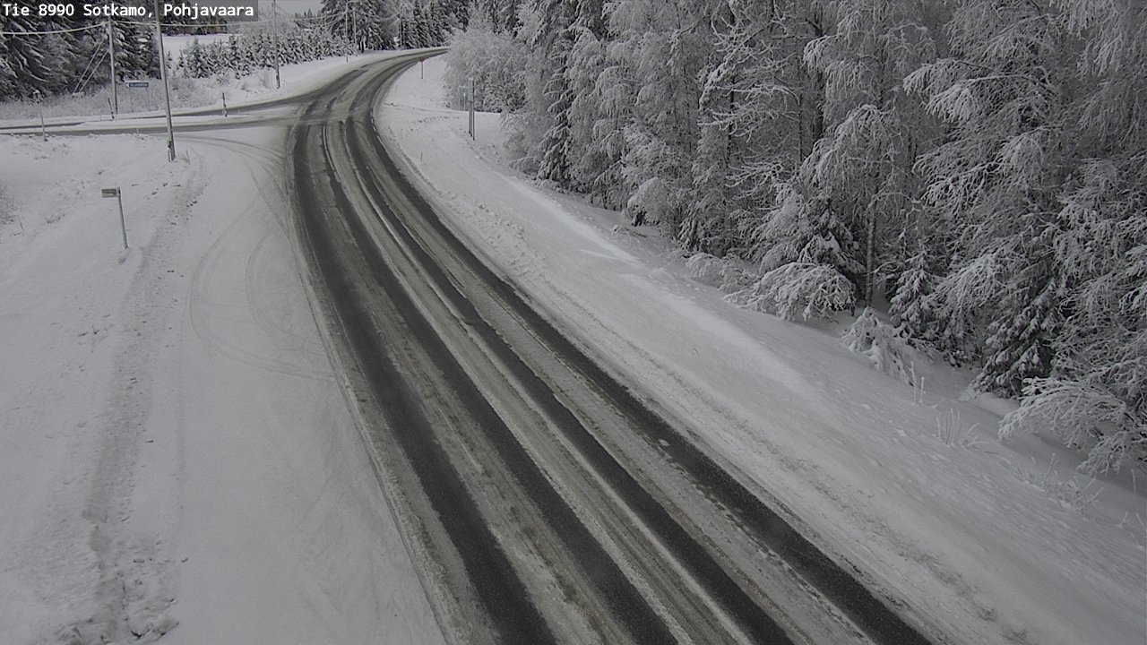 Weather Camera Image Road 8990 Sotkamo, Pohjavaara, Sotkamo, Kainuu