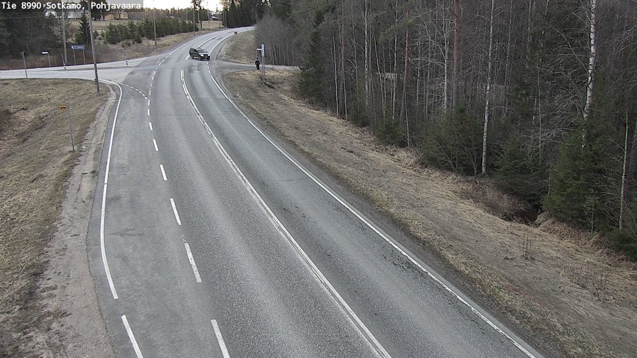Weather Camera Image Road 8990 Sotkamo, Pohjavaara, Sotkamo, Kainuu