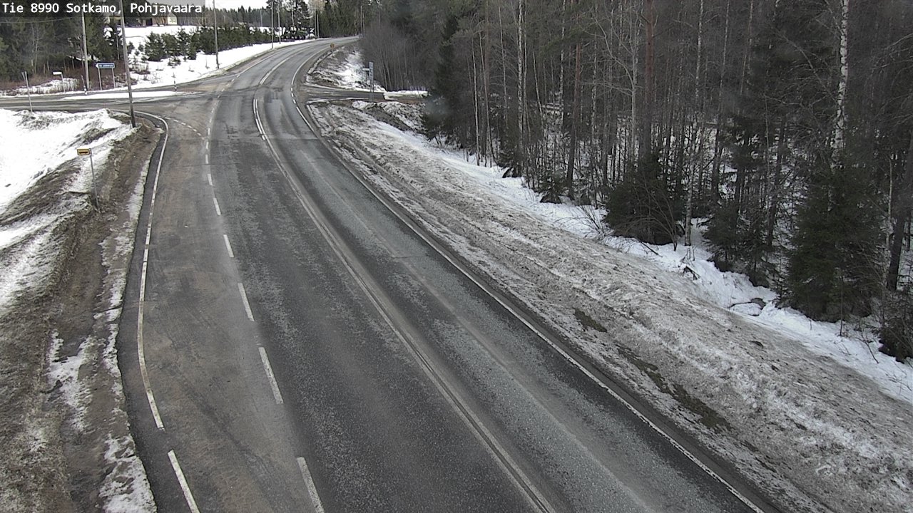 Weather Camera Image Road 8990 Sotkamo, Pohjavaara, Sotkamo, Kainuu