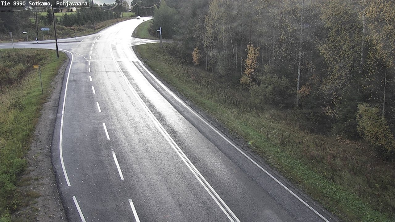Weather Camera Image Road 8990 Sotkamo, Pohjavaara, Sotkamo, Kainuu
