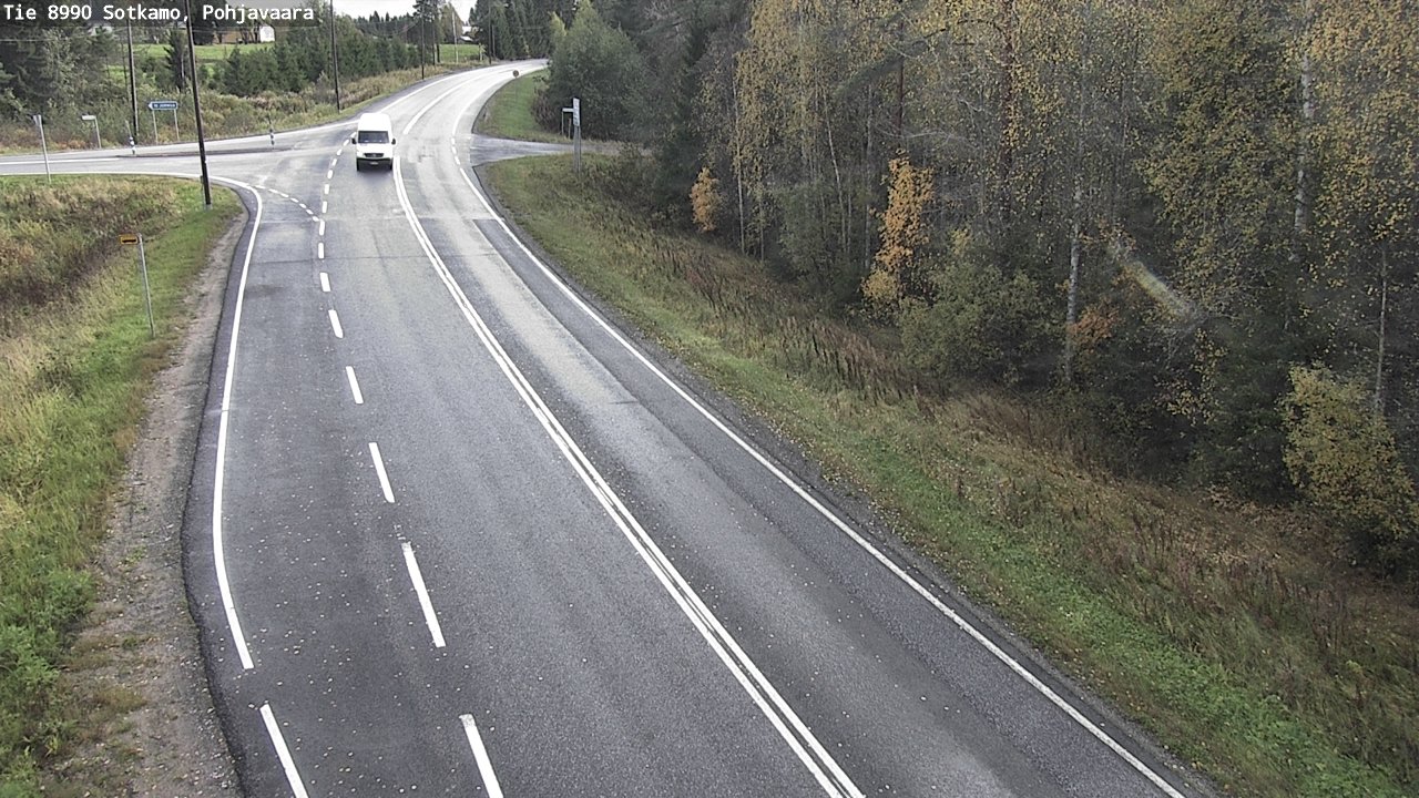 Weather Camera Image Road 8990 Sotkamo, Pohjavaara, Sotkamo, Kainuu