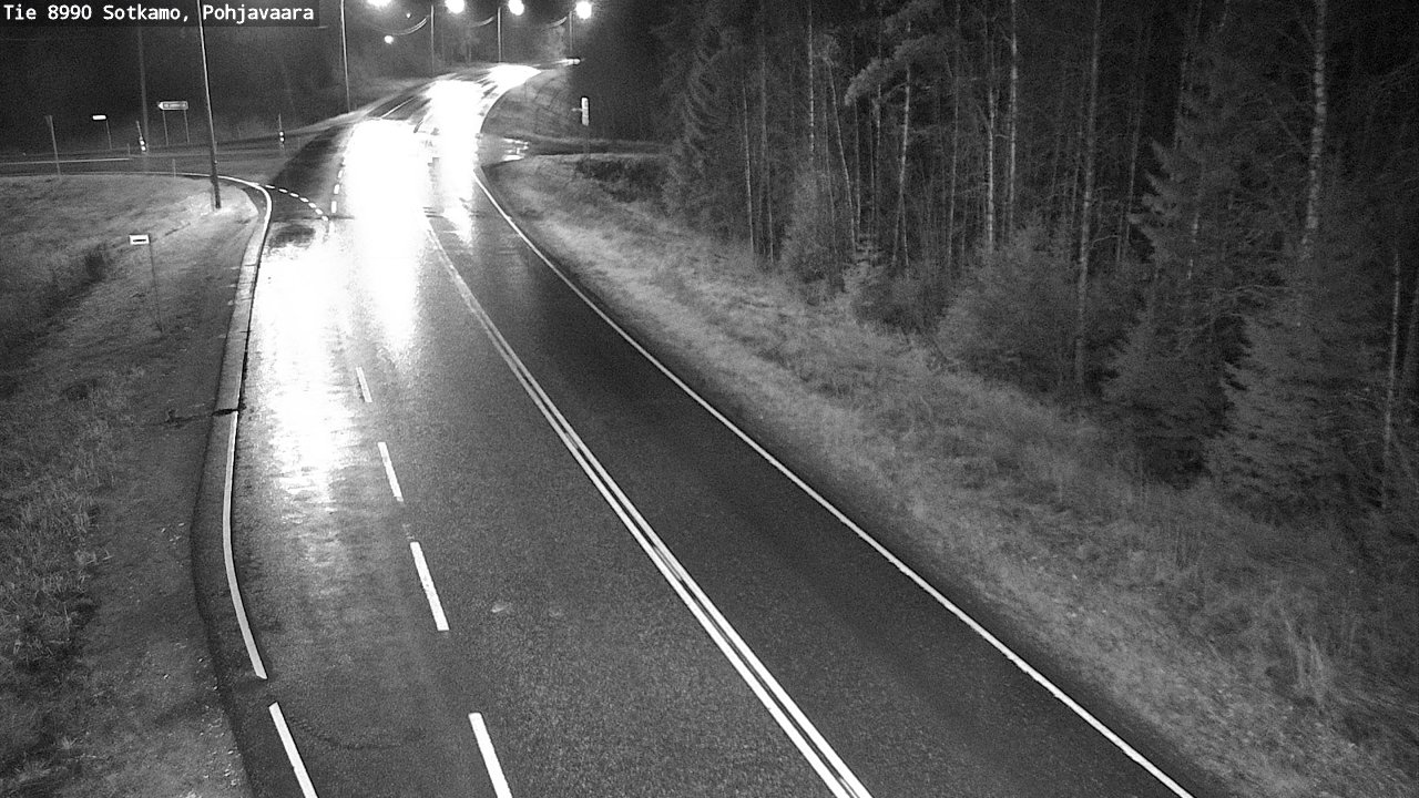 Weather Camera Image Väg 8990 Sotkamo, Pohjavaara, Sotkamo, Kainuu