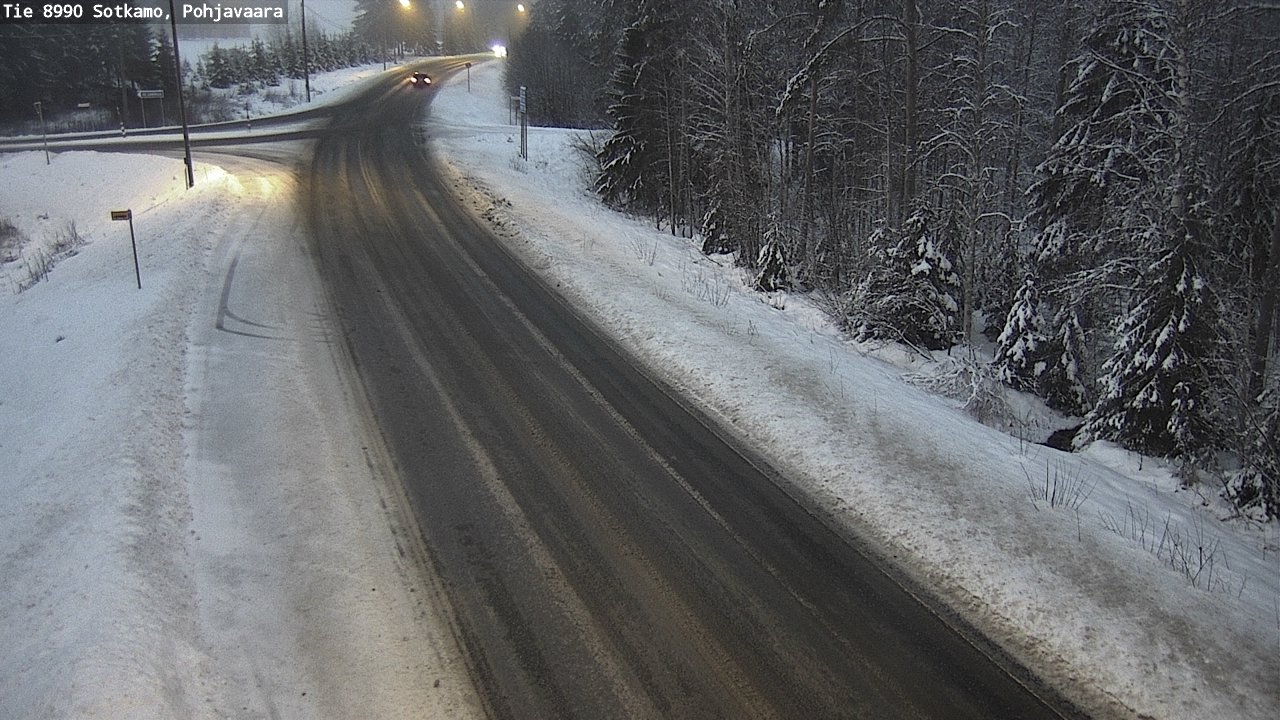 Weather Camera Image Road 8990 Sotkamo, Pohjavaara, Sotkamo, Kainuu