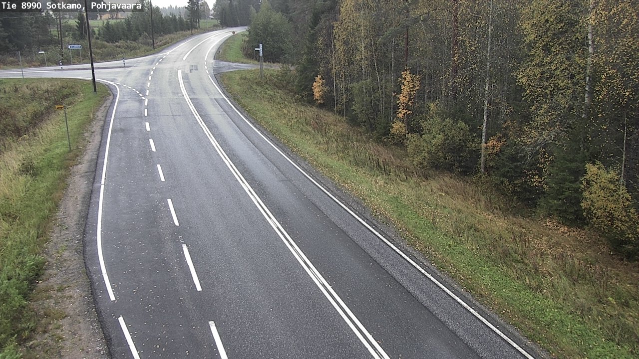 Weather Camera Image Road 8990 Sotkamo, Pohjavaara, Sotkamo, Kainuu