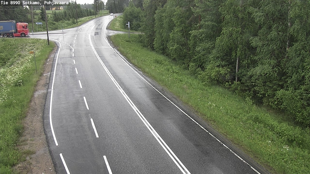 Weather Camera Image Road 8990 Sotkamo, Pohjavaara, Sotkamo, Kainuu